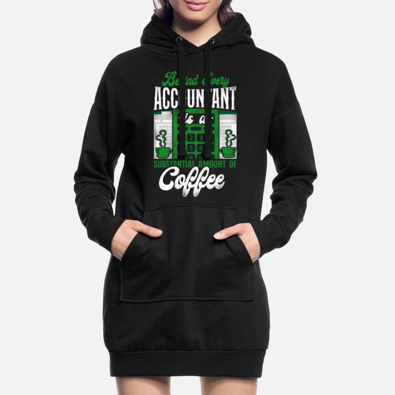 Comptable Comptable Comptable Comptabilité Sweat-shirt à capuche long Femme