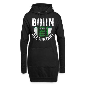 Comptable Comptable Comptable Comptabilité - Sweat-shirt à capuche long Femme - noir - Devant