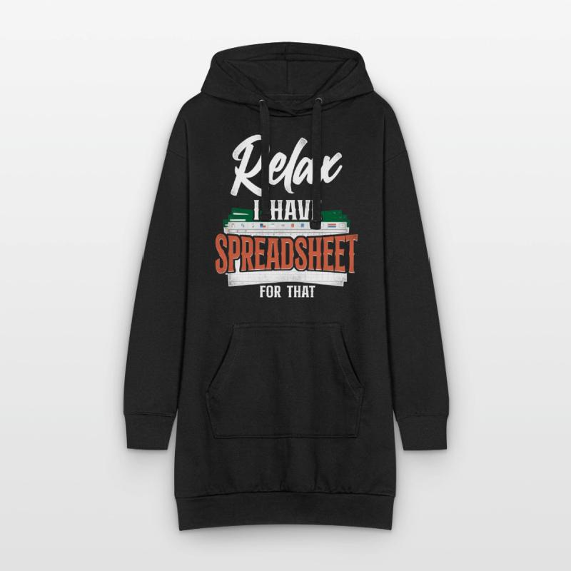 Comptable Comptable Comptable Comptabilité Sweat-shirt à capuche long Femme