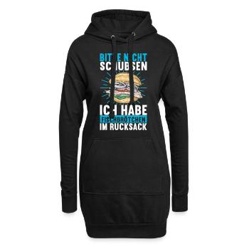 Ostsee Heimat Norddeutschland - Hoodie-Kleid - Schwarz - Vorne