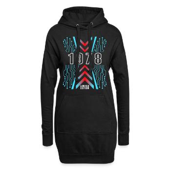 Anniversaire 1978 Gaming Limited Edition Gamer - Sweat-shirt à capuche long Femme - noir - Devant
