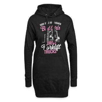 Certified Forklift Truck Operator - Hoodie-Kleid - Schwarz - Vorne