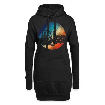 Certified Forklift Truck Operator - Hoodie-Kleid - Schwarz - Vorne