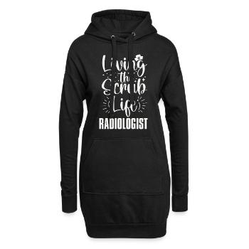 Radiologist Xray Radiology Rad Tech X-Ray X Ray - Hoodie-Kleid - Schwarz - Vorne