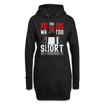 Programmer Cyber Security - Hoodie Dress - black - Front