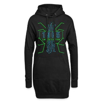 Geburtstag 1965 Gaming Limited Edition Gamer - Hoodie-Kleid - Schwarz - Vorne
