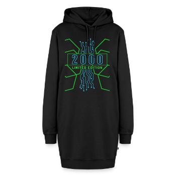 Anniversaire 2000 Gaming Édition Limitée Gamer - Sweat-shirt à capuche long Femme - noir - Devant