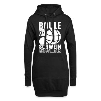 Boule Boulespieler - Hoodie-Kleid - Schwarz - Vorne