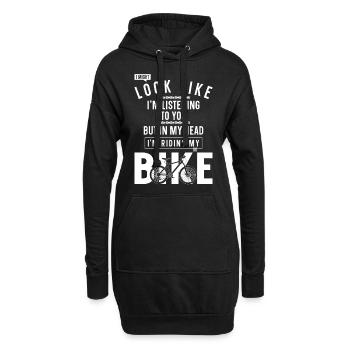 Enduro VTT VTT Équitation - Sweat-shirt à capuche long Femme - noir - Devant