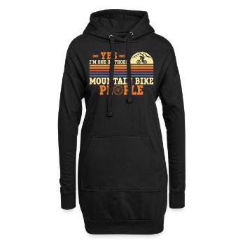 Enduro VTT VTT Équitation - Sweat-shirt à capuche long Femme - noir - Devant