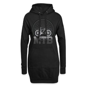 Enduro VTT VTT Équitation - Sweat-shirt à capuche long Femme - noir - Devant