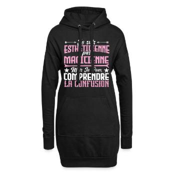 Je suis Esthéticienne, pas Magicienne - Sweat-shirt à capuche long Femme - noir - Devant
