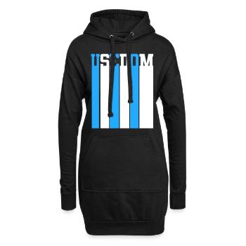Ostsee Usedom - Hoodie-Kleid - Schwarz - Vorne