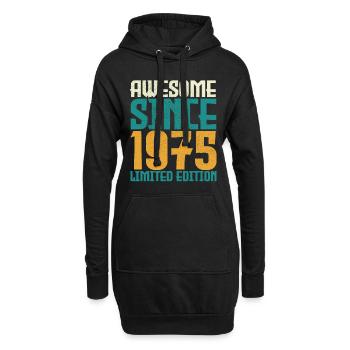 Awesome Since 1975 limited edition. - Sweat-shirt à capuche long Femme - noir - Devant