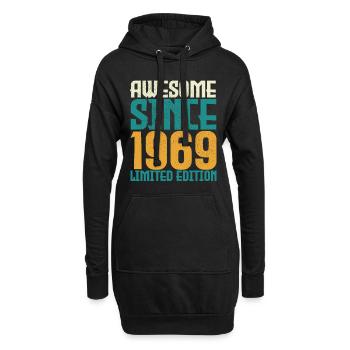 Awesome Since 1969 limited edition. - Sweat-shirt à capuche long Femme - noir - Devant