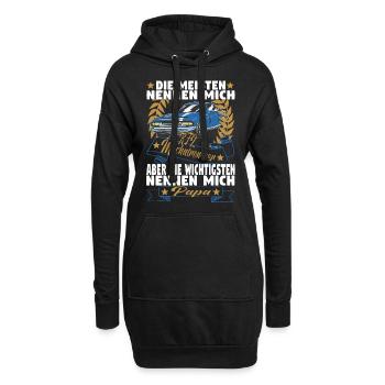Kfz Mechatroniker Papa Vater Auto Schrauber - Hoodie-Kleid - Schwarz - Vorne