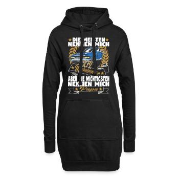 Kfz Mechatroniker Papa Vater Auto Schrauber - Hoodie-Kleid - Schwarz - Vorne