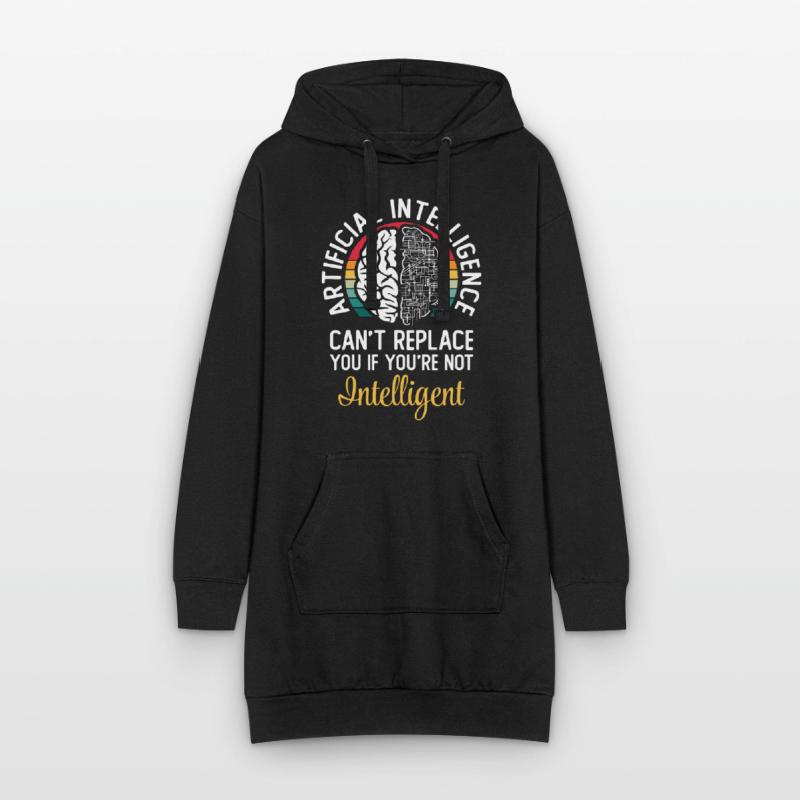 Artificial Intelligence Algorithm Brain Hoodie Dress