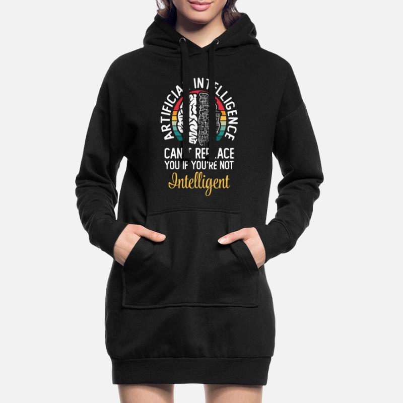 Artificial Intelligence Algorithm Brain Hoodie Dress