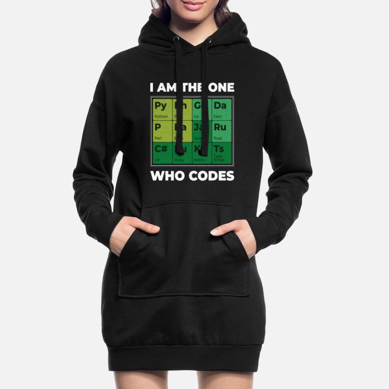 Programmeur - C’est moi qui code Sweat-shirt à capuche long Femme