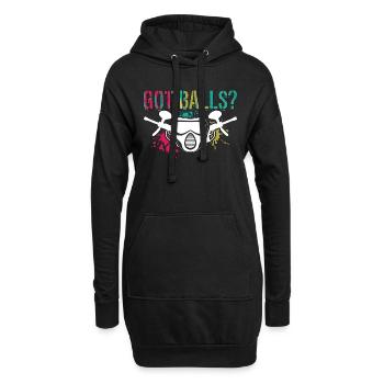 Paintball Got Balls Air Gun Sport Paintball Player - Sweat-shirt à capuche long Femme - noir - Devant