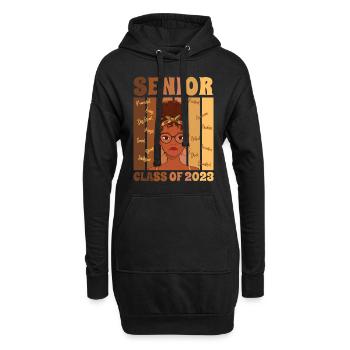 Senior Class Of 2023 Back To School Graduation - Hoodie-Kleid - Schwarz - Vorne