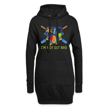 Paintball I’m Not Hit Retro Shoot Paintball Player - Sweat-shirt à capuche long Femme - noir - Devant