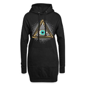 Egypte Antique Souvenir Egyptien Historique Egyptien - Sweat-shirt à capuche long Femme - noir - Devant