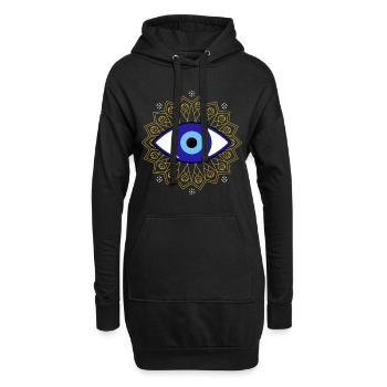 Egypte Antique Souvenir Egyptien Historique Egyptien - Sweat-shirt à capuche long Femme - noir - Devant