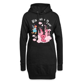 Cette fée est maintenant 2 Magic Castle 2. - Sweat-shirt à capuche long Femme - noir - Devant