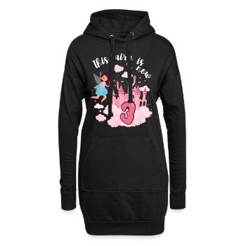 Cette fée est maintenant 3 Magic Castle 3. - Sweat-shirt à capuche long Femme - noir - Devant