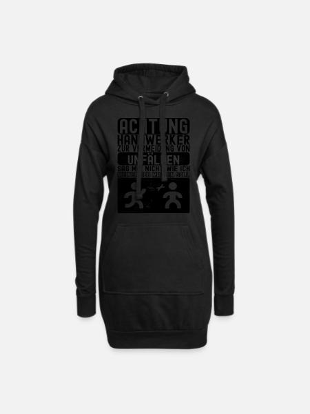 KFZ Mechaniker Mechatroniker - Hoodie-Kleid - Schwarz