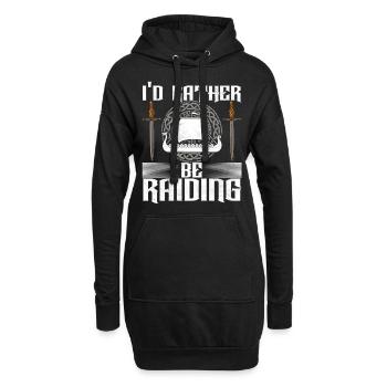 Viking Nordic - Sweat-shirt à capuche long Femme - noir - Devant