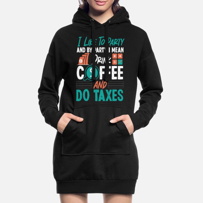 Comptable Comptable Comptable Sweat-shirt à capuche long Femme