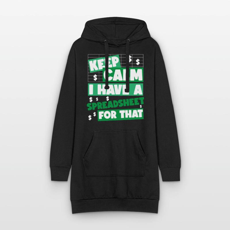Comptable Comptable Comptable Sweat-shirt à capuche long Femme