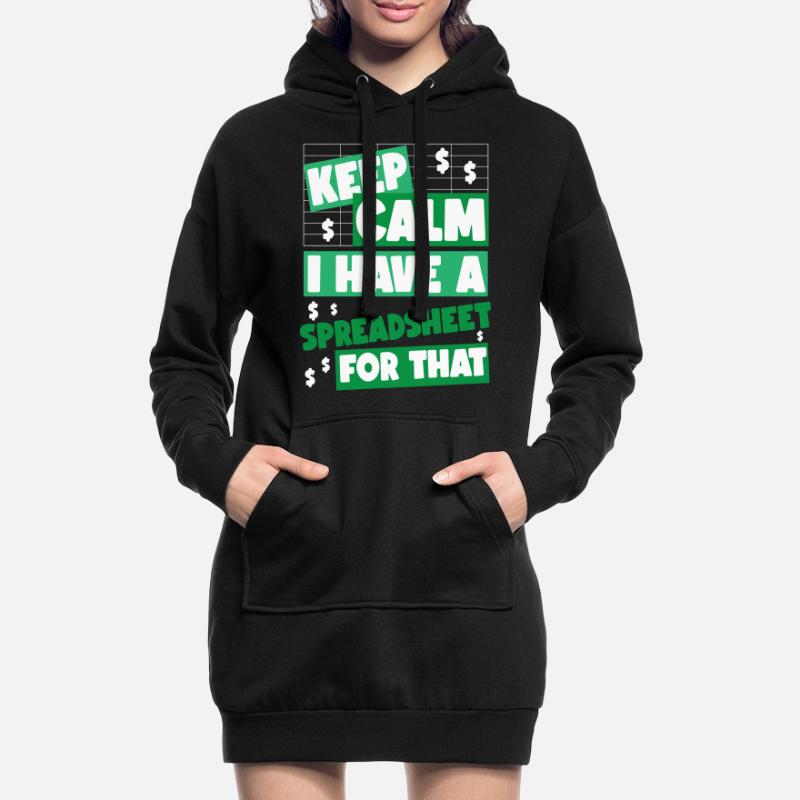 Comptable Comptable Comptable Sweat-shirt à capuche long Femme