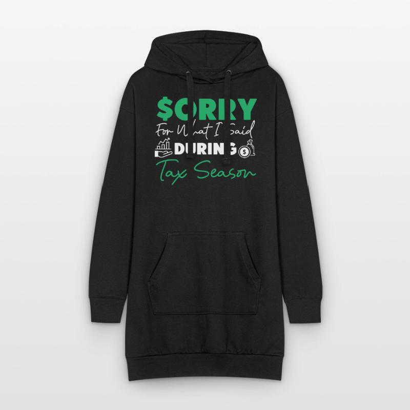 Comptable Comptable Comptable Sweat-shirt à capuche long Femme