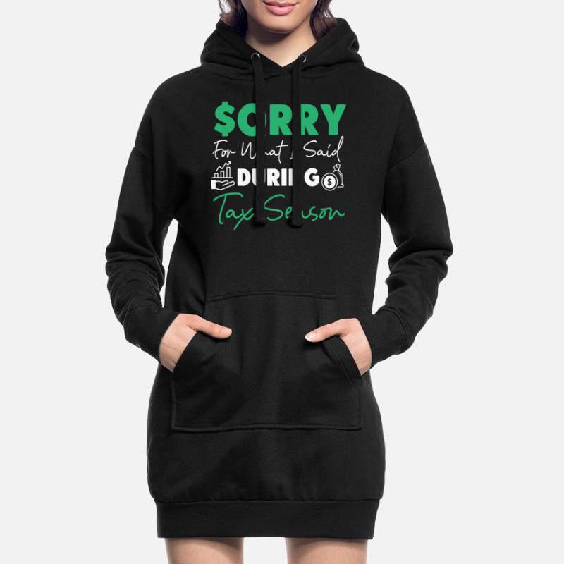 Comptable Comptable Comptable Sweat-shirt à capuche long Femme