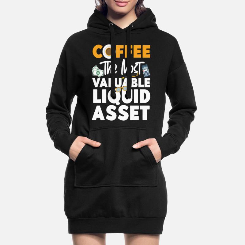 Comptable Comptable Comptable Sweat-shirt à capuche long Femme
