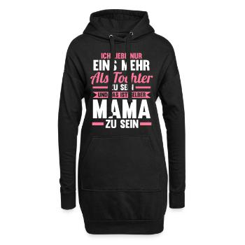 Mutter Mama - Hoodie-Kleid - Schwarz - Vorne