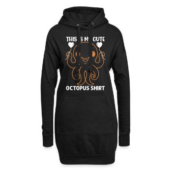 Octopus - This Is My Cute Octopus Shirt Octopus Kr - Hoodie-Kleid - Schwarz - Vorne