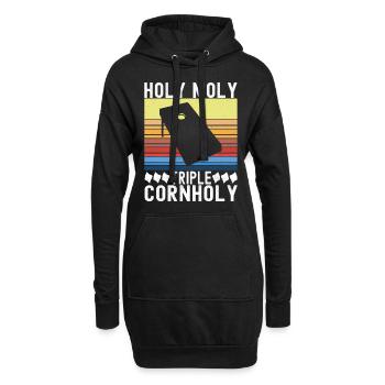 Cornhole Player Cornhole Board - Hoodie Dress - black - Front