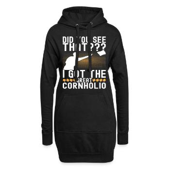 Cornhole Player Cornhole Board - Hoodie Dress - black - Front