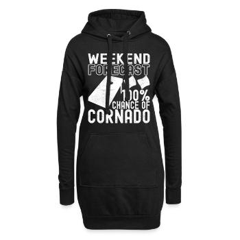 Cornhole Player Cornhole Board - Hoodie Dress - black - Front