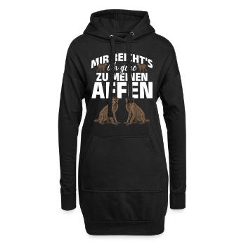 Mir Reicht's Ich Gehe Zu Meinen Affen - Orang-Utan - Hoodie-Kleid - Schwarz - Vorne