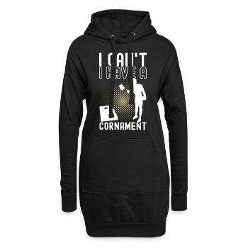 Cornhole Player Cornhole Board - Hoodie Dress - black - Front