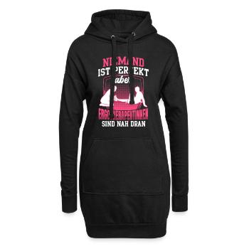 Ergotherapeutin ist perfekt Ergotherapie - Hoodie-Kleid - Schwarz - Vorne