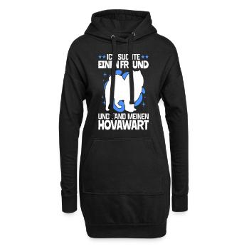 Fand meinen Hovawart Hofwächter Hund - Hoodie-Kleid - Schwarz - Vorne