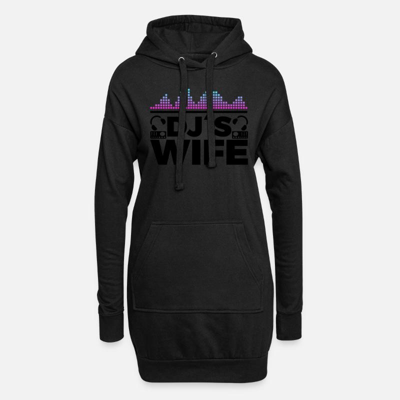 DJ Performance - Sweat-shirt à capuche long Femme - noir