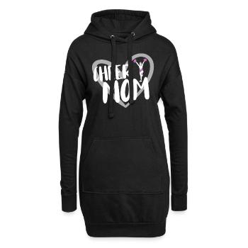 Cheerleader Cheerleading - Hoodie Dress - black - Front